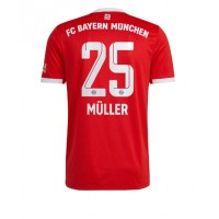 Bayern Munich Thomas Muller #25 Fußballbekleidung Heimtrikot 2022-23 Kurzarm